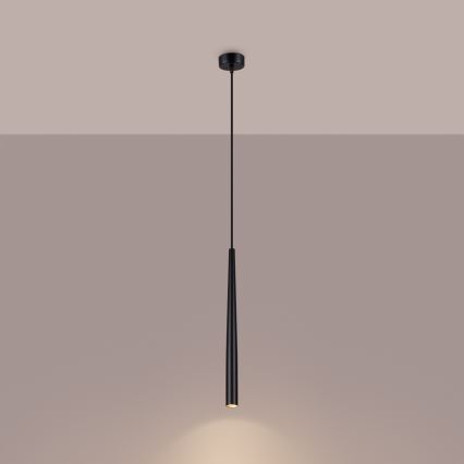 Chandelier on a string BLISS 1xG9/8W/230V black