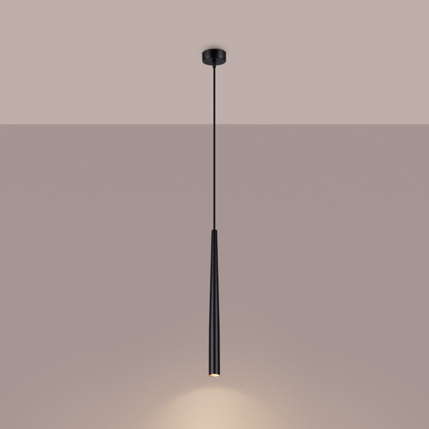 Chandelier on a string BLISS 1xG9/8W/230V black