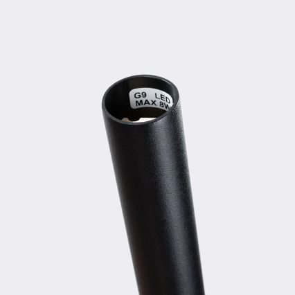 Chandelier on a string BLISS 1xG9/8W/230V black