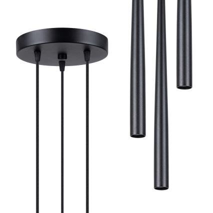 Chandelier on a string BLISS 3xG9/8W/230V black