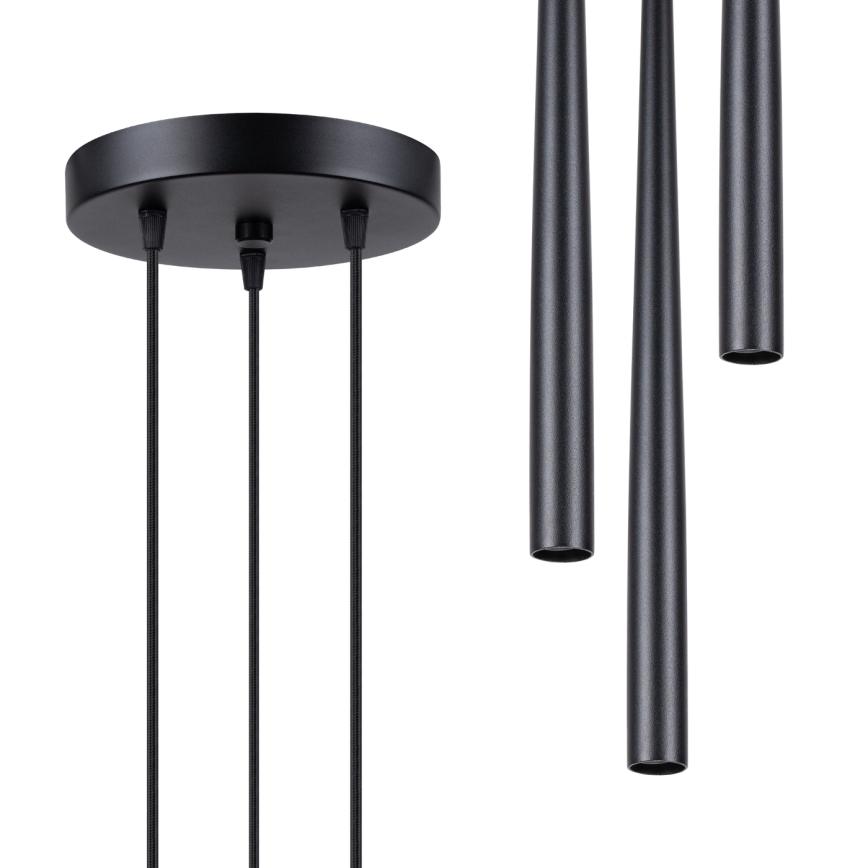 Chandelier on a string BLISS 3xG9/8W/230V black