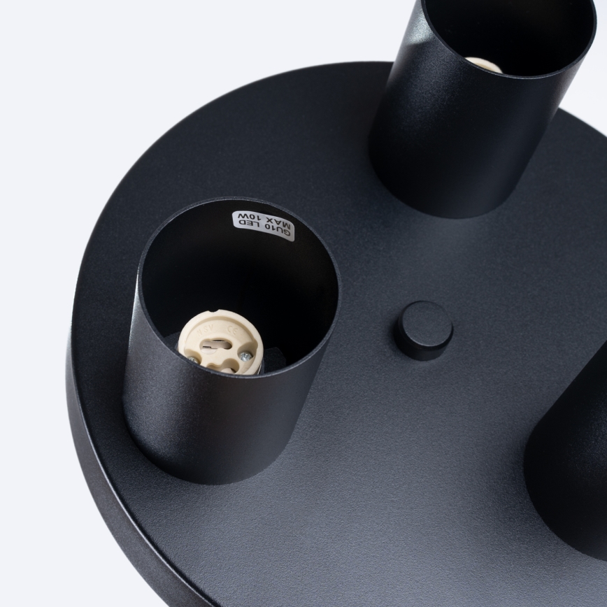 Spotlight LAGOS 3xGU10/10W/230V black