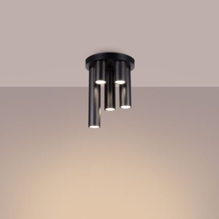 Spotlight LAGOS 5xGU10/10W/230V black