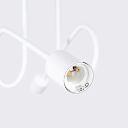 Surface-mounted chandelier LOOP 2xE27/15W/230V white