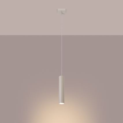 Chandelier on a string LAGOS 1xGU10/10W/230V creamy