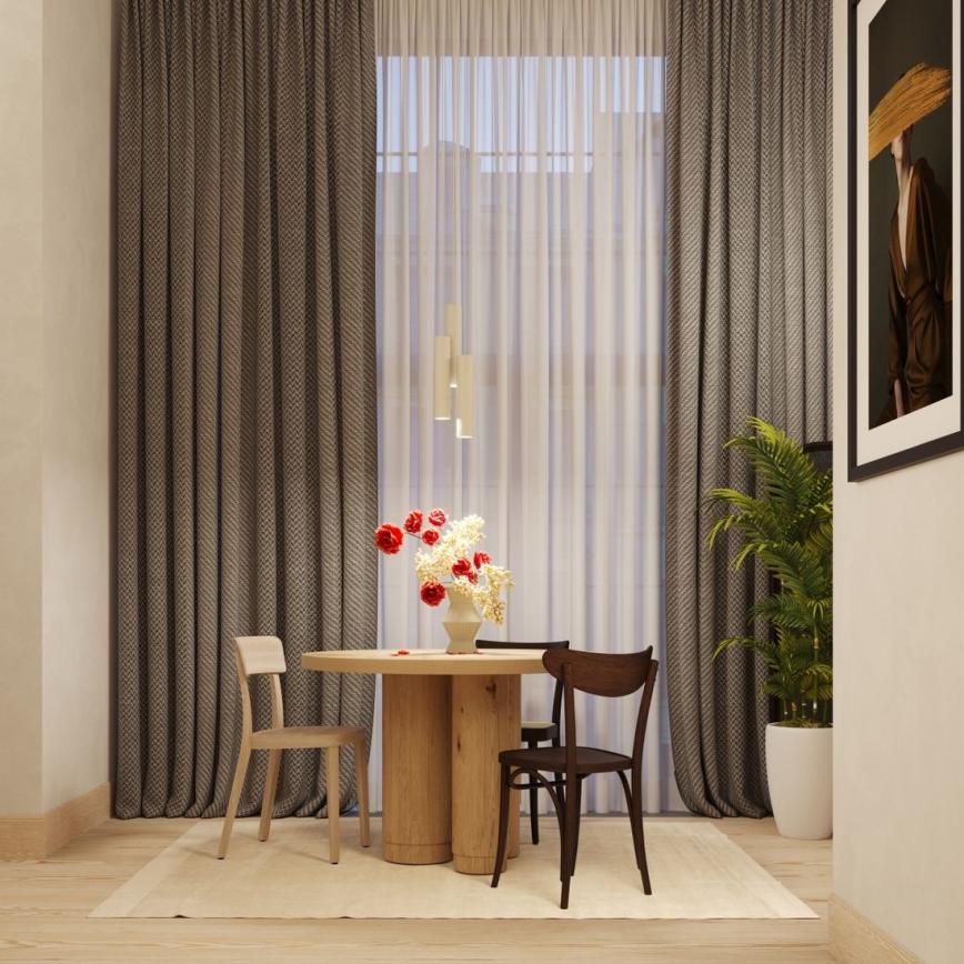 Chandelier on a string LAGOS 1xGU10/10W/230V creamy
