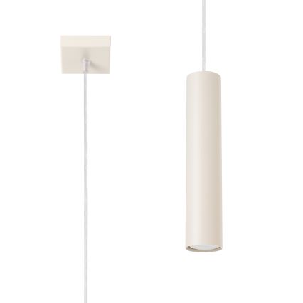 Chandelier on a string LAGOS 1xGU10/10W/230V creamy