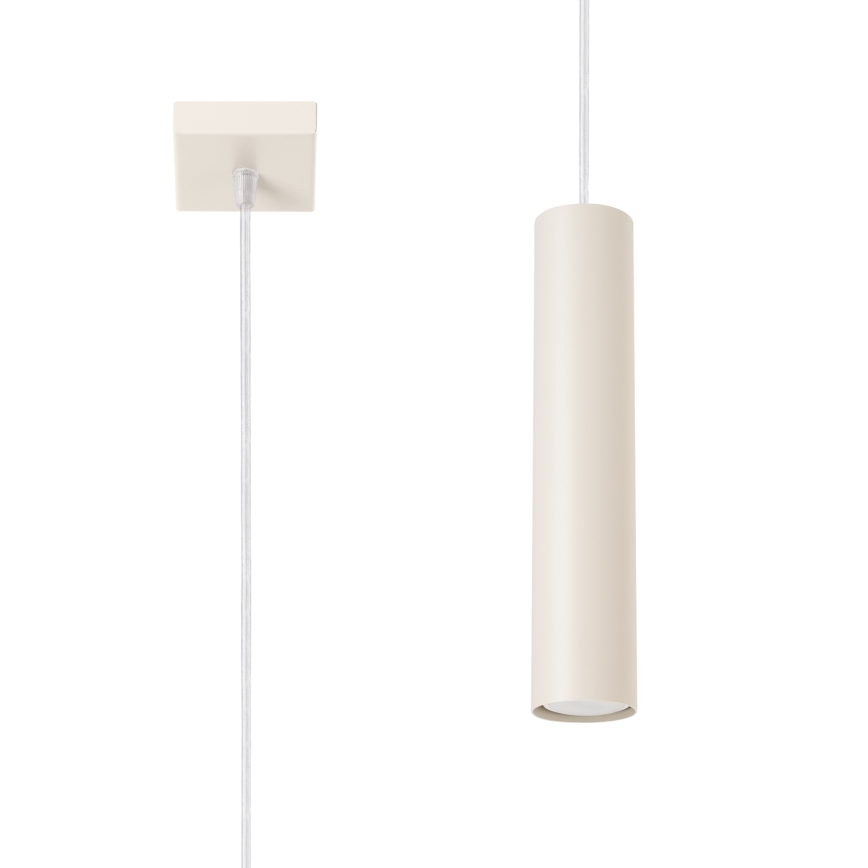Chandelier on a string LAGOS 1xGU10/10W/230V creamy