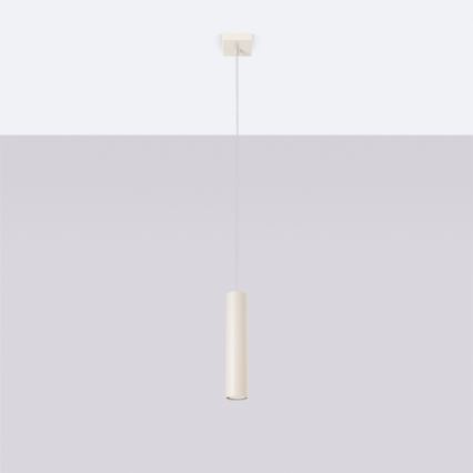 Chandelier on a string LAGOS 1xGU10/10W/230V creamy
