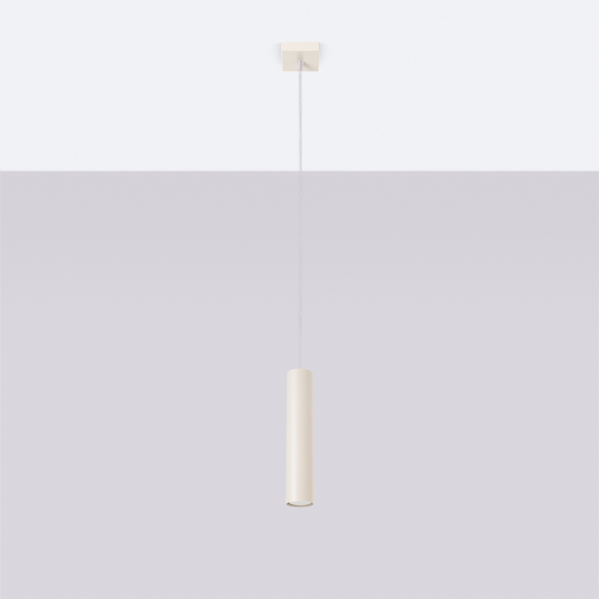 Chandelier on a string LAGOS 1xGU10/10W/230V creamy
