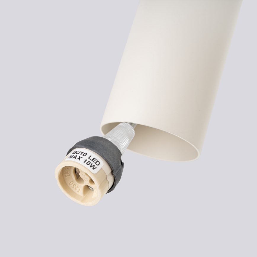 Chandelier on a string LAGOS 1xGU10/10W/230V creamy