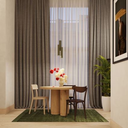 Chandelier on a string LAGOS 1xGU10/10W/230V green