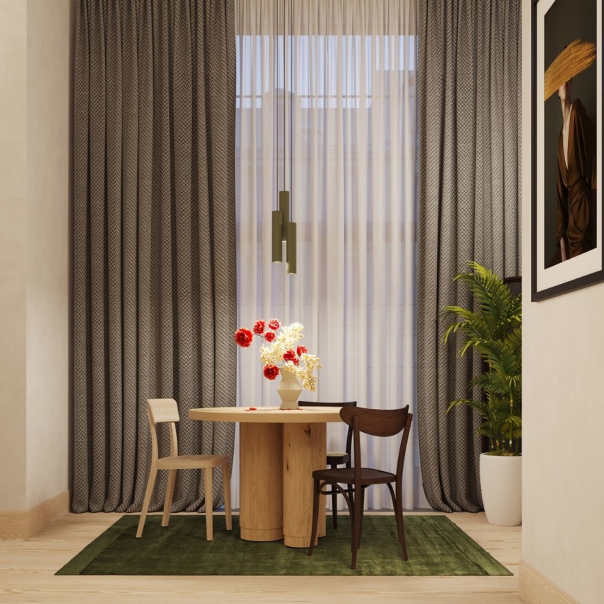 Chandelier on a string LAGOS 1xGU10/10W/230V green