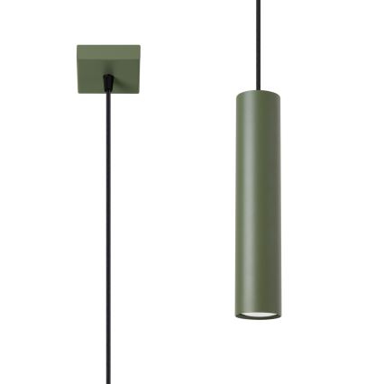 Chandelier on a string LAGOS 1xGU10/10W/230V green