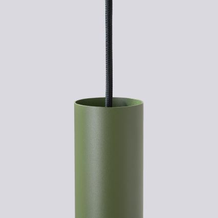 Chandelier on a string LAGOS 1xGU10/10W/230V green