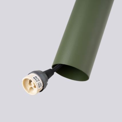 Chandelier on a string LAGOS 1xGU10/10W/230V green