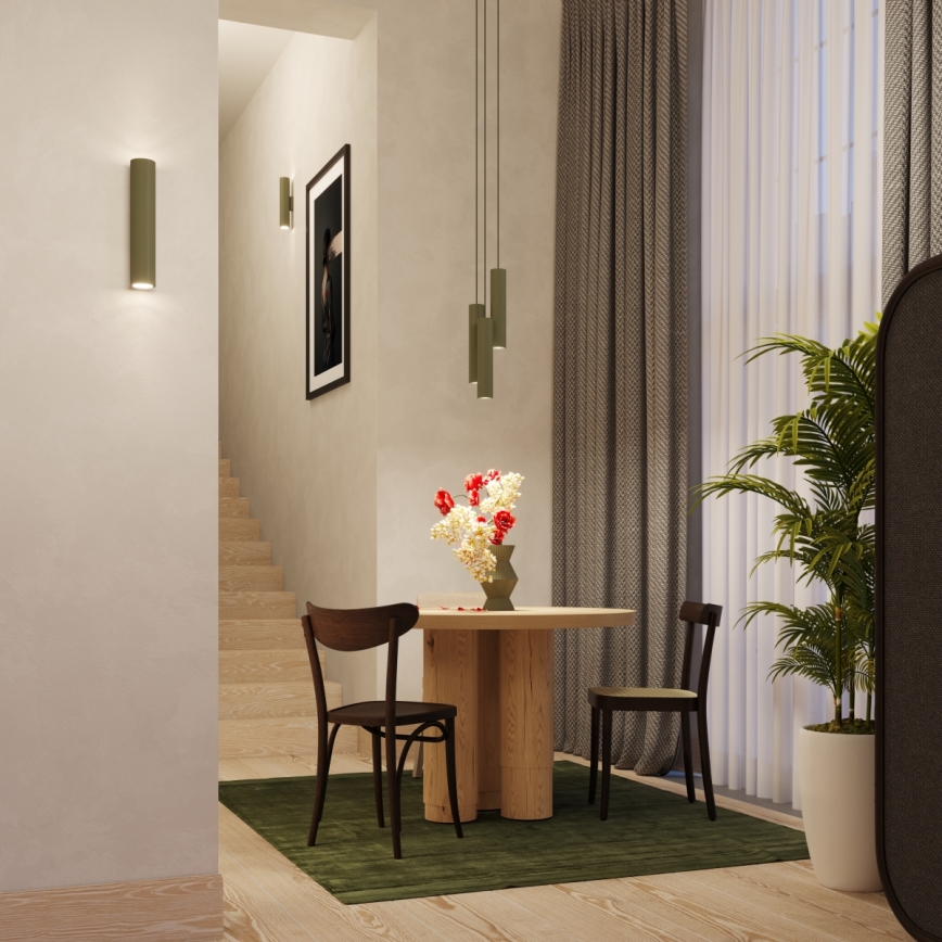 Wall light LAGOS 2xGU10/10W/230V green