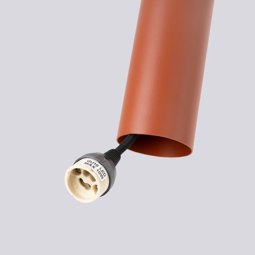 Chandelier on a string LAGOS 1xGU10/10W/230V red