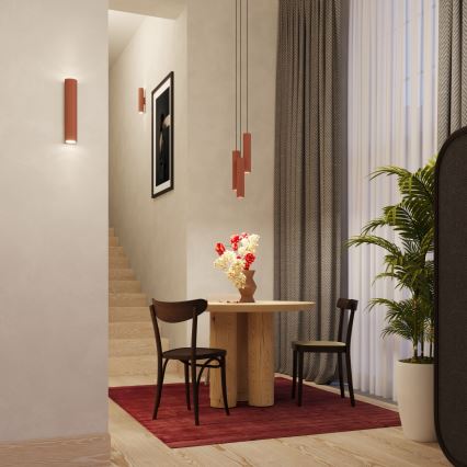 Wall light LAGOS 2xGU10/10W/230V red