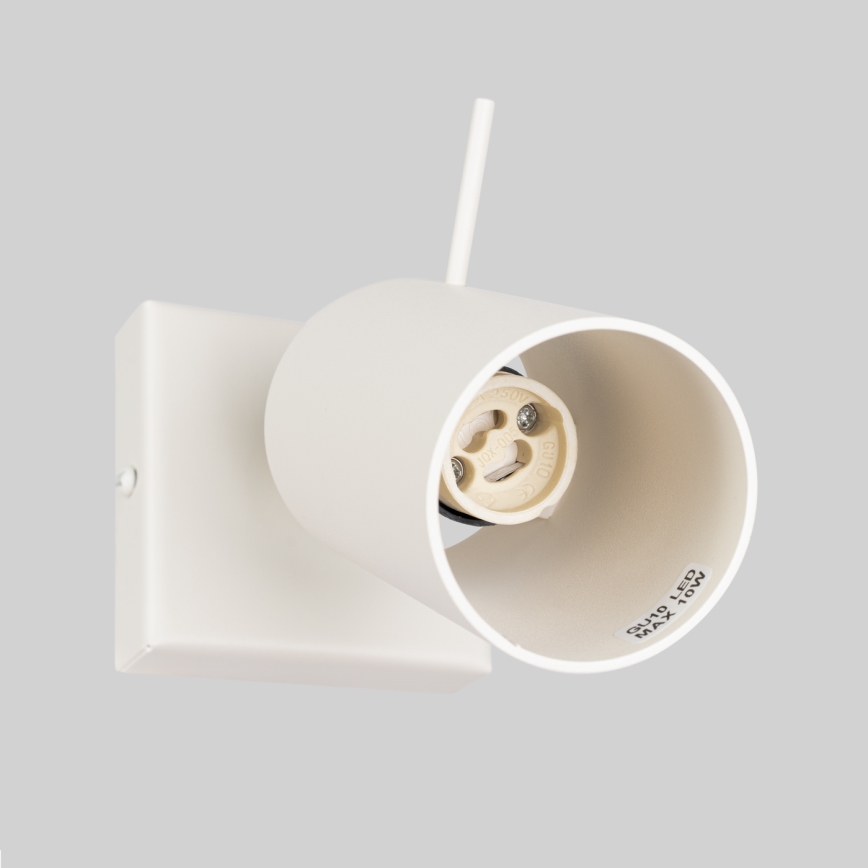Wall spotlight RING 1xGU10/10W/230V creamy