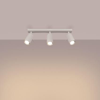 Spotlight RING 3xGU10/10W/230V creamy