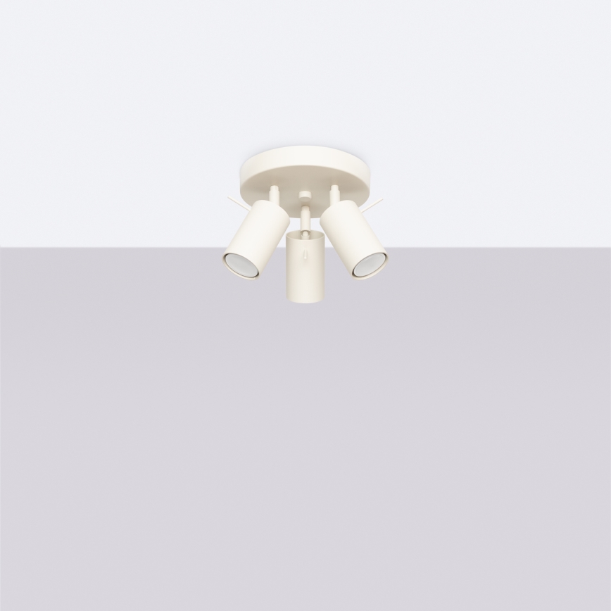 Spotlight RING 3xGU10/10W/230V creamy