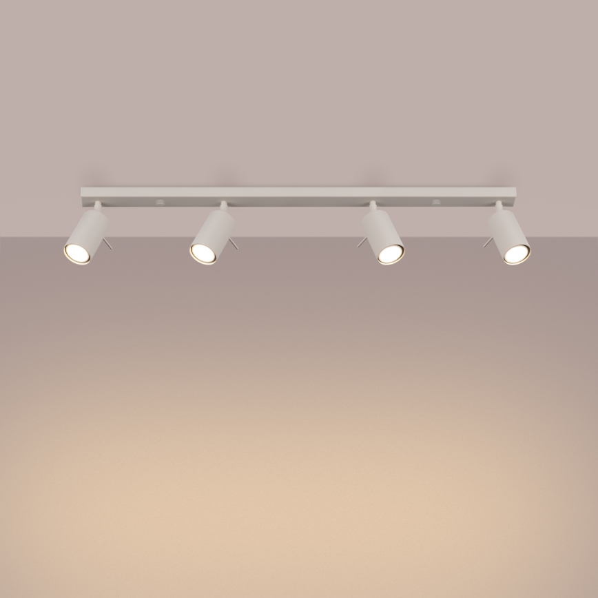 Spotlight RING 4xGU10/10W/230V creamy