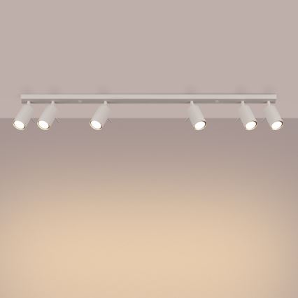Spotlight RING 6xGU10/10W/230V creamy