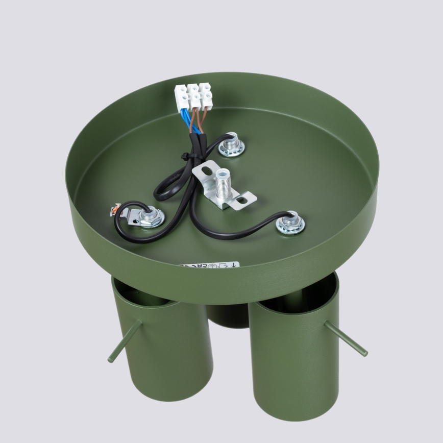 Spotlight RING 3xGU10/10W/230V green