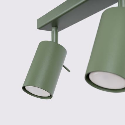 Spotlight RING 6xGU10/10W/230V green