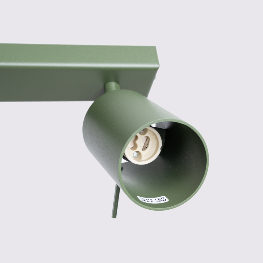 Spotlight RING 6xGU10/10W/230V green