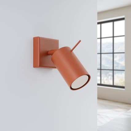 Wall spotlight RING 1xGU10/10W/230V red