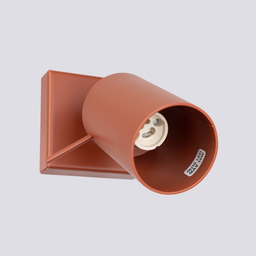 Wall spotlight RING 1xGU10/10W/230V red