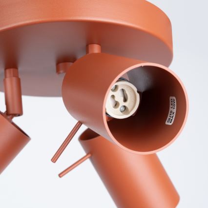 Spotlight RING 3xGU10/10W/230V red