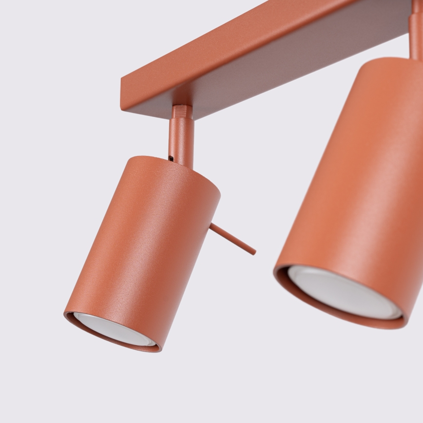 Spotlight RING 4xGU10/10W/230V red