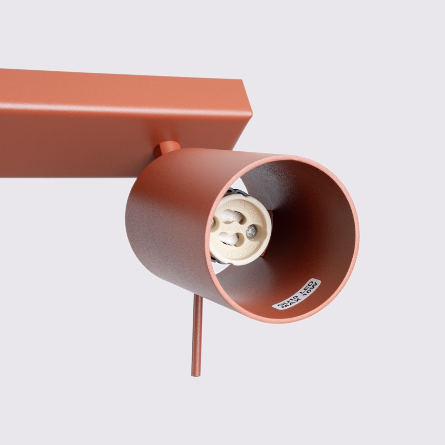 Spotlight RING 4xGU10/10W/230V red