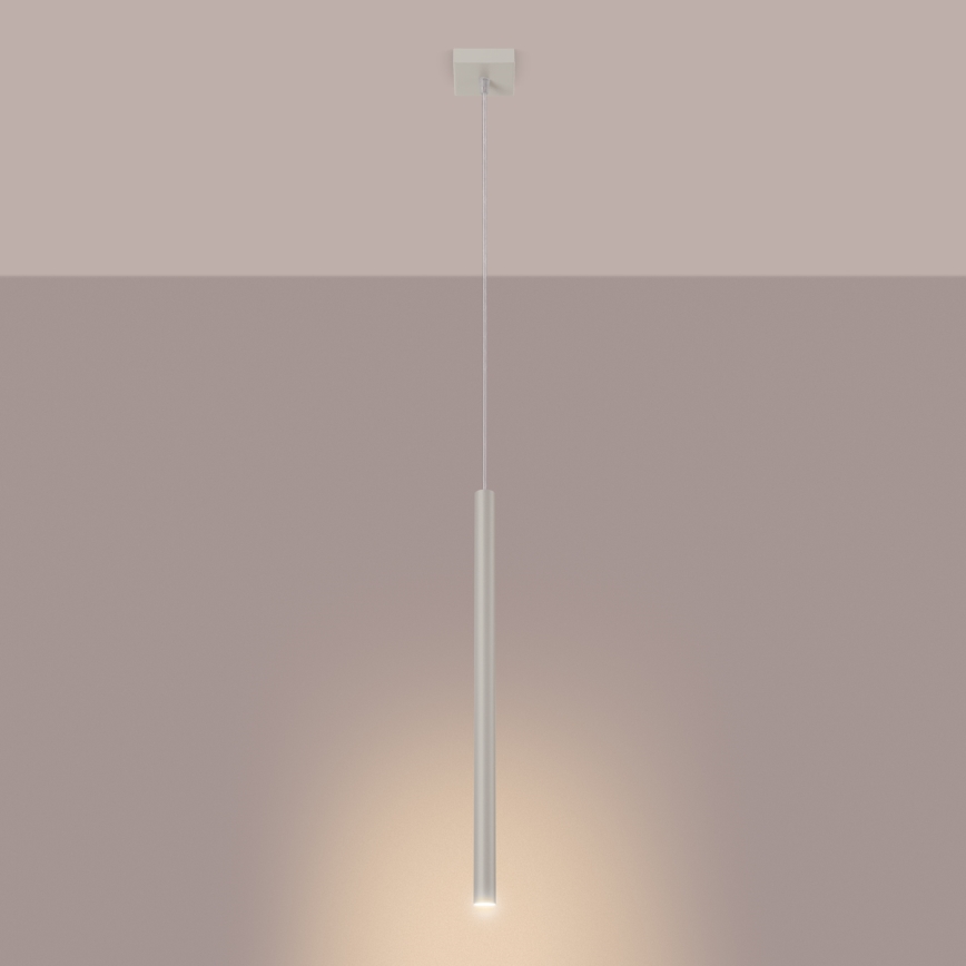 Chandelier on a string PASTELO 1xG9/8W/230V creamy