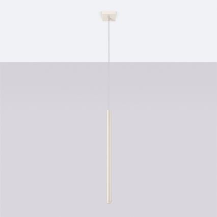Chandelier on a string PASTELO 1xG9/8W/230V creamy