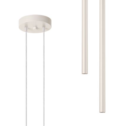 Chandelier on a string PASTELO 2xG9/8W/230V creamy