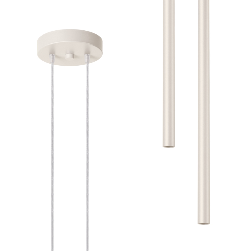 Chandelier on a string PASTELO 2xG9/8W/230V creamy