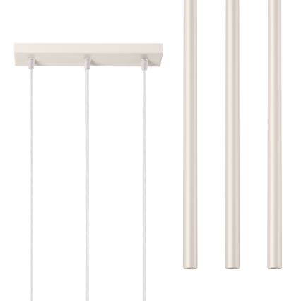 Chandelier on a string PASTELO 3xG9/8W/230V creamy