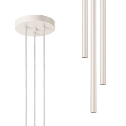 Chandelier on a string PASTELO 3xG9/8W/230V creamy