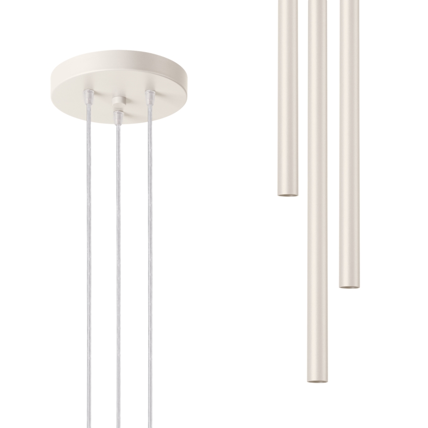 Chandelier on a string PASTELO 3xG9/8W/230V creamy