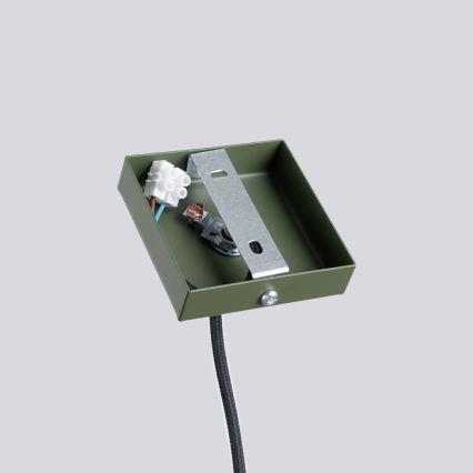 Chandelier on a string PASTELO 1xG9/8W/230V green