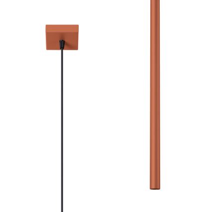 Chandelier on a string PASTELO 1xG9/8W/230V red