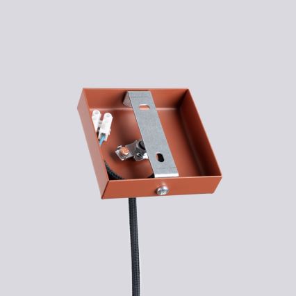 Chandelier on a string PASTELO 1xG9/8W/230V red