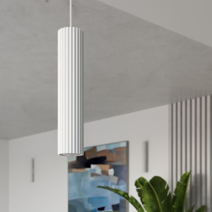 Chandelier on a string KARBON 1xGU10/10W/230V white