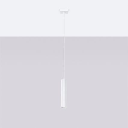 Chandelier on a string KARBON 1xGU10/10W/230V white