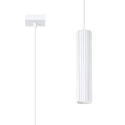 Chandelier on a string KARBON 1xGU10/10W/230V white