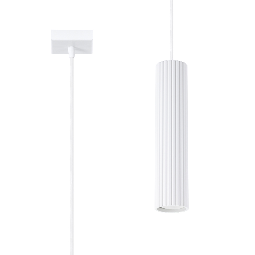 Chandelier on a string KARBON 1xGU10/10W/230V white